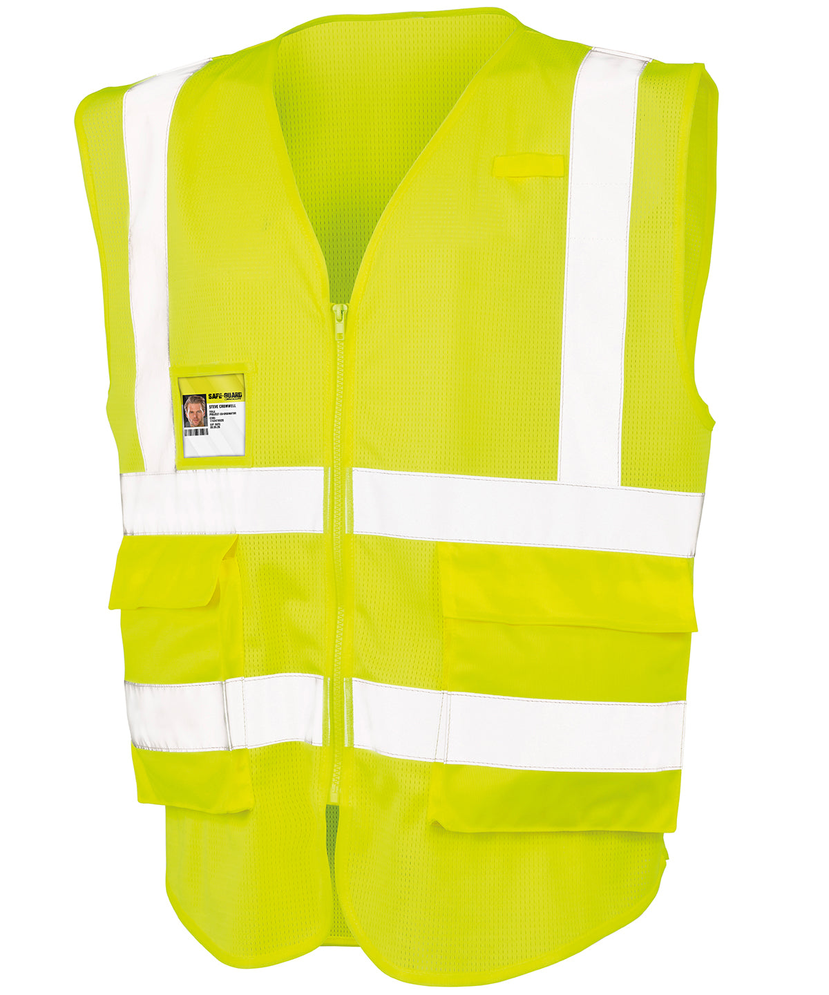 Result Safeguard R479X Executive cool mesh safety vest in Fluorescent Yellow