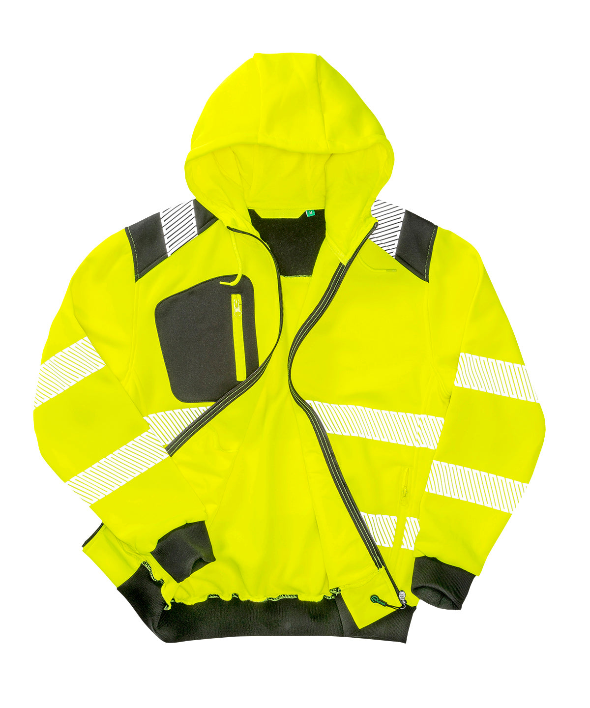 Result Recycled R503X Recycled robust zipped safety hoodie