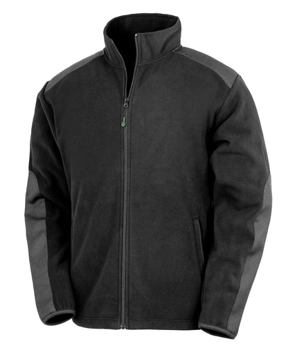 Result Workguard R515X Work-Guard recycled heavy duty microfleece in Black
