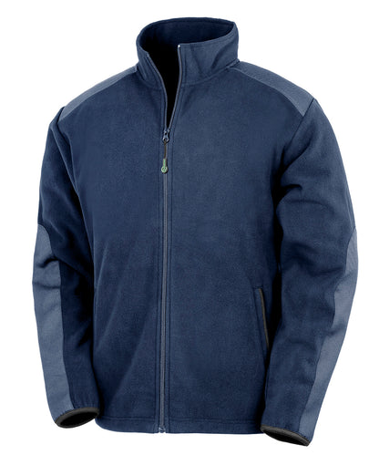 Result Workguard R515X Work-Guard recycled heavy duty microfleece in Navy