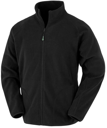 Result Recycled R907X Recycled microfleece jacket in Black