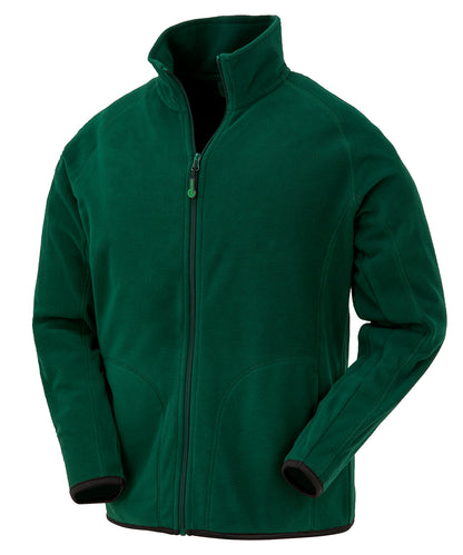 Result Recycled R907X Recycled microfleece jacket in Forest Green