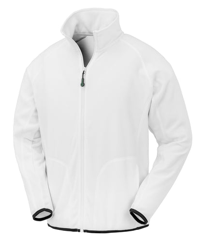 Result Recycled R907X Recycled microfleece jacket in White