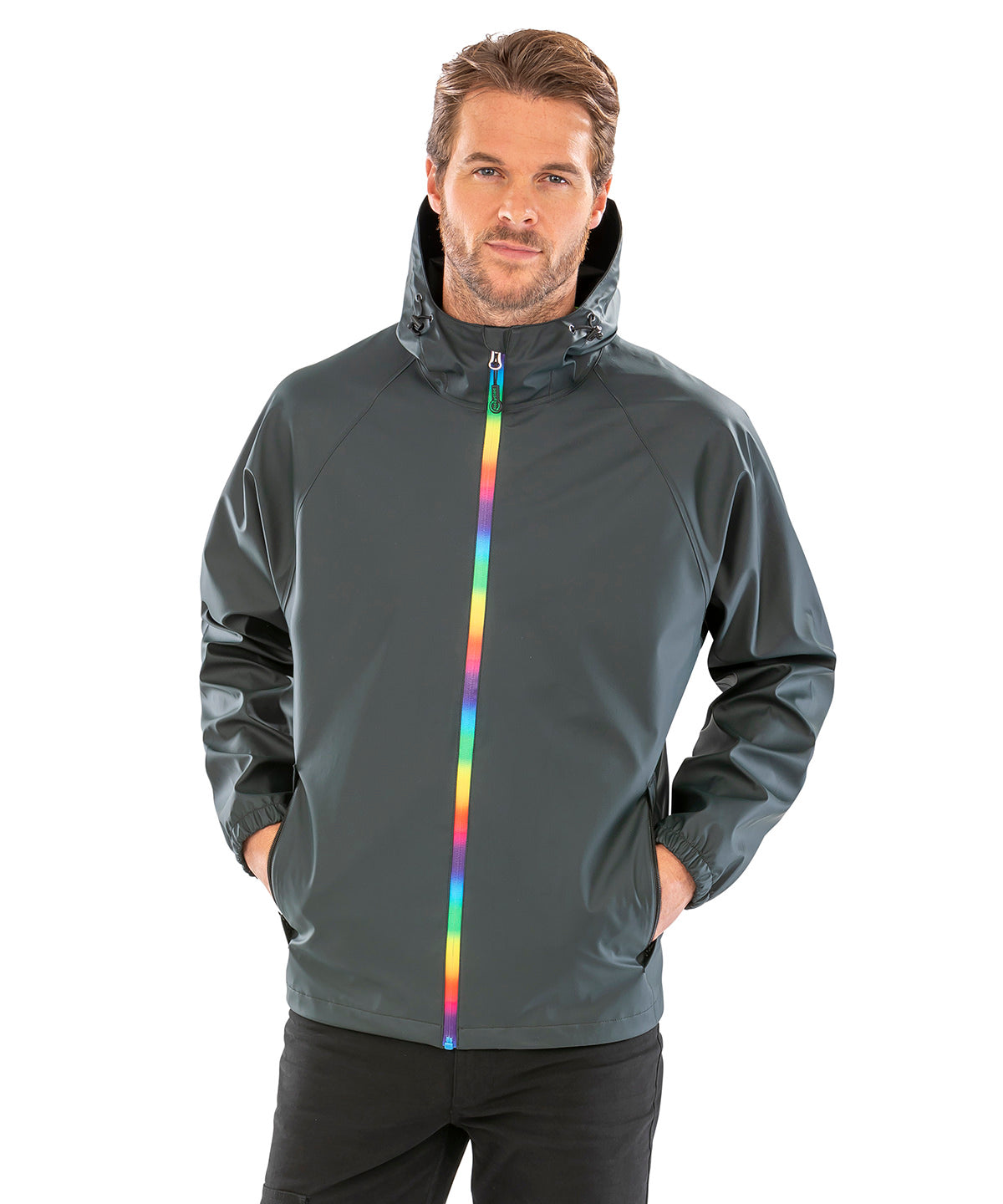 Result Recycled R908X Prism PU waterproof jacket with recycled backing