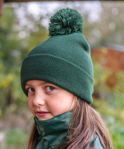 Result Winter Essentials RC28J Junior pom pom beanie