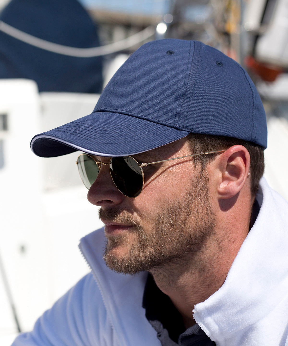 Result Headwear RC91X Memphis brushed cotton low-profile sandwich peak cap