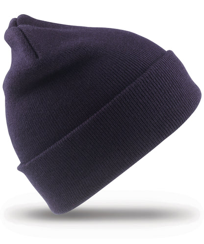 Result Recycled RC929 Recycled woolly ski hat in Navy