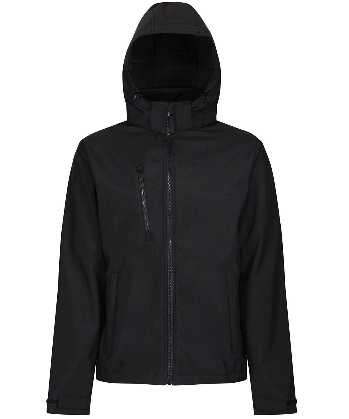 Regatta Professional RG152 Venturer 3-layer hooded softshell jacket in Black*