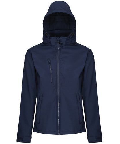 Regatta Professional RG152 Venturer 3-layer hooded softshell jacket in Navy*