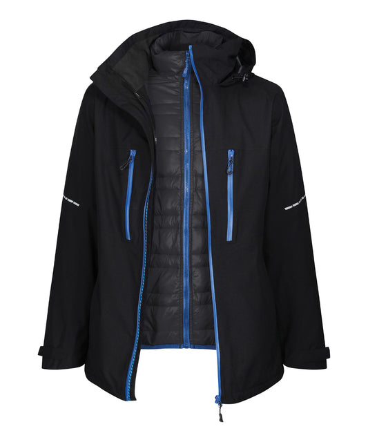 Regatta Professional RG262 X-Pro Evader III 3-in-1 jacket in Black/Oxford