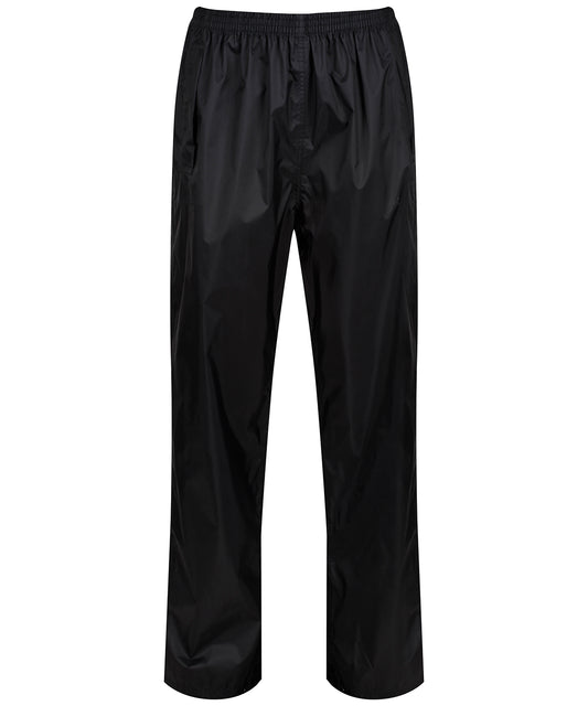 Regatta Professional RG315 Women's pro packaway overtrousers in Black