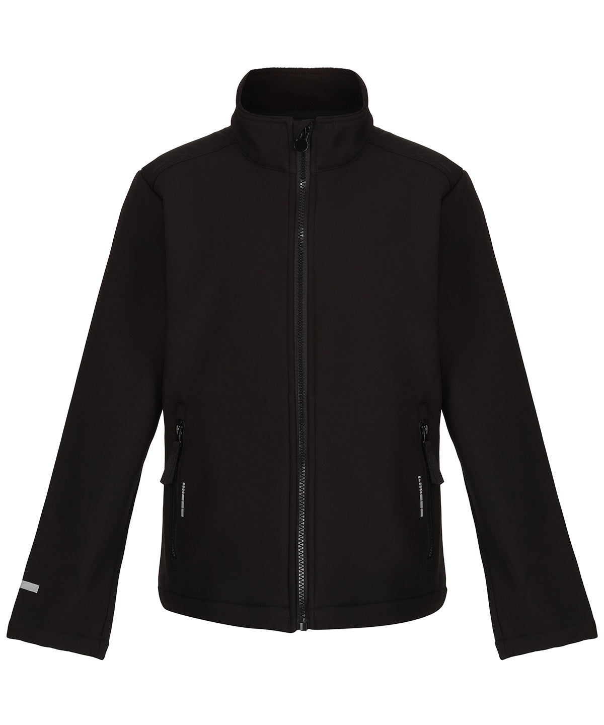 Regatta Junior RG332 Kids Ablaze softshell jacket in Black
