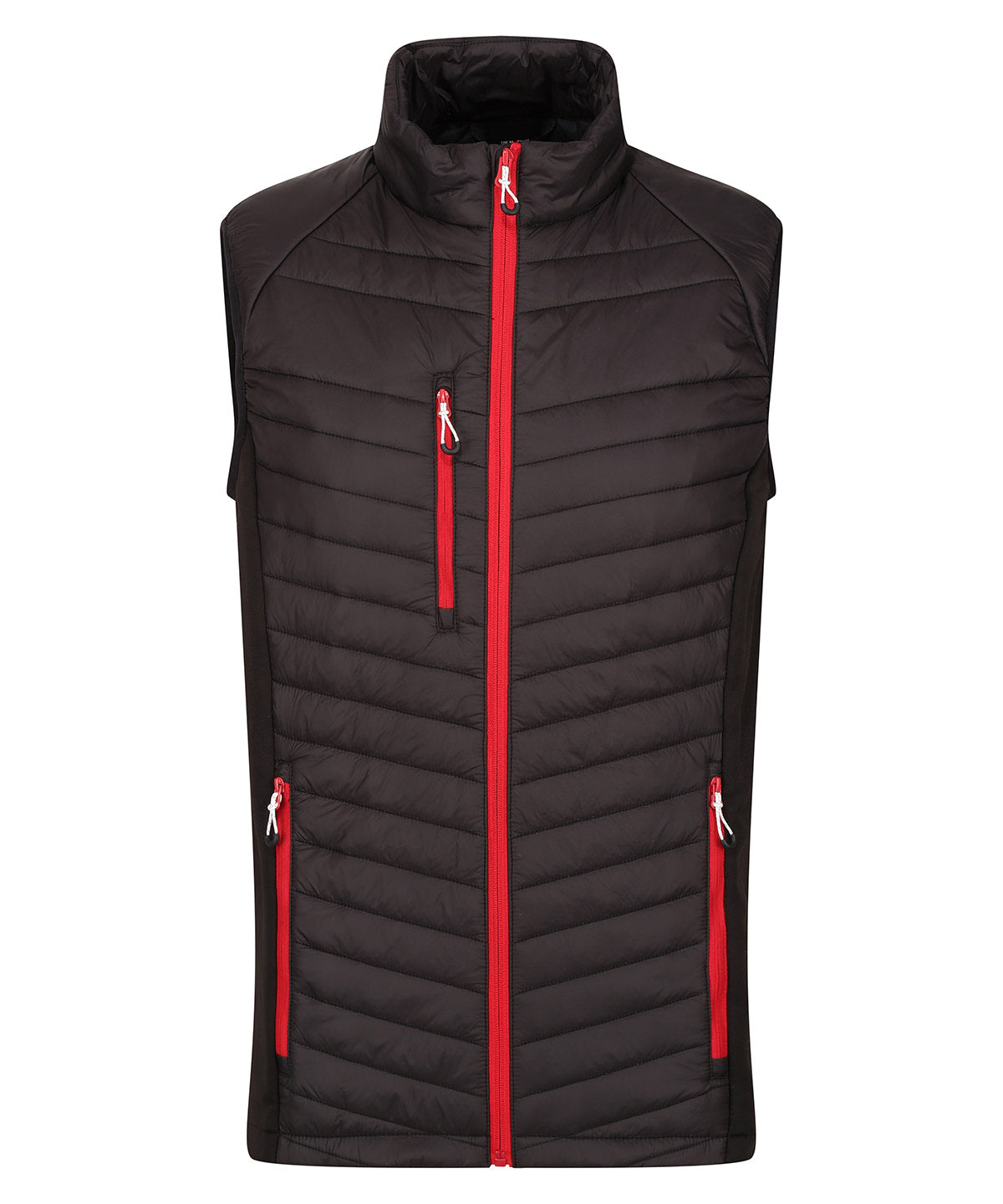 Regatta Professional RG341 Navigate hybrid bodywarmer in Black/Classic Red