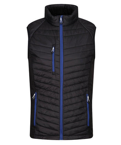 Regatta Professional RG341 Navigate hybrid bodywarmer in Black/New Royal