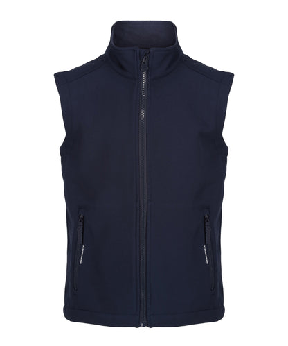 Regatta Junior RG342 Junior Ablaze softshell bodywarmer in Navy/Navy