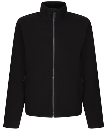Regatta Honestly Made RG360 Honestly made recycled full zip microfleece in Black