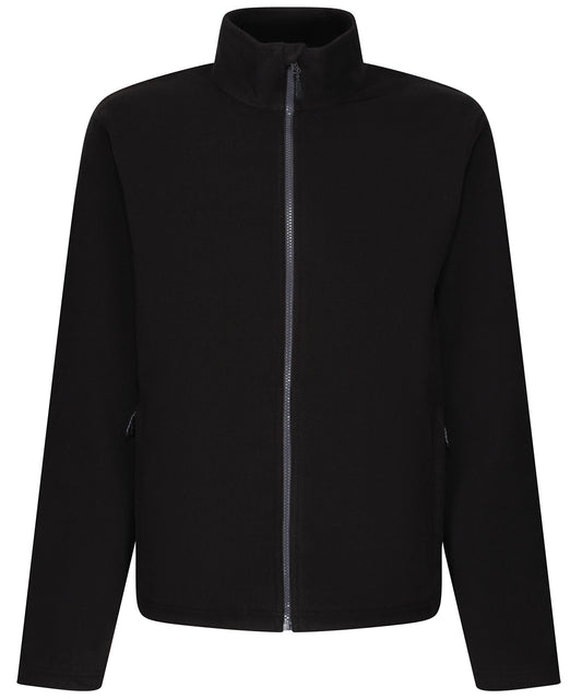 Regatta Honestly Made RG360 Honestly made recycled full zip microfleece in Black