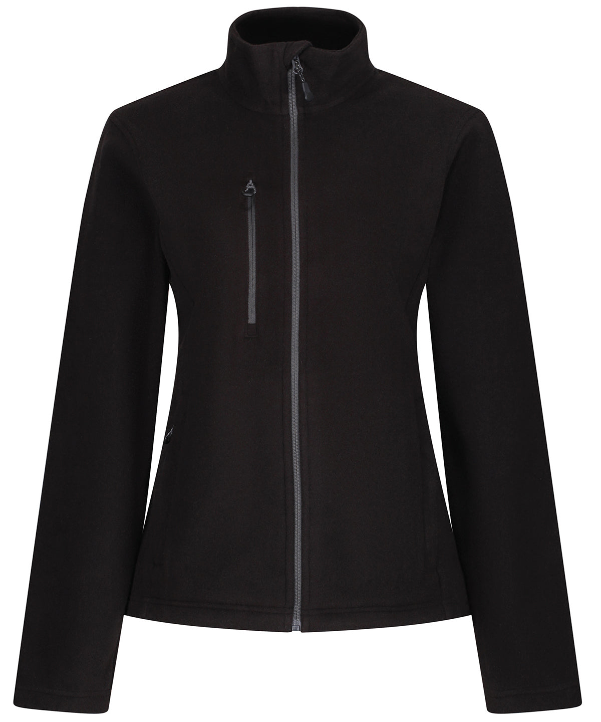 Regatta Honestly Made RG361 Women's Honestly made recycled full zip fleece in Black