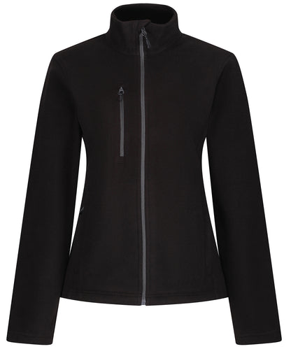 Regatta Honestly Made RG361 Women's Honestly made recycled full zip fleece in Black