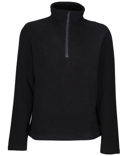 Regatta Honestly Made RG362 Honestly made recycled half zip fleece in Black