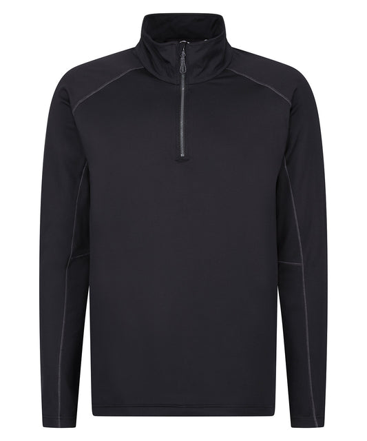 Regatta Professional RG365 Core stretch half-zip mid-layer in Black