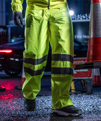 Regatta High Visibility RG386 Hi-vis pro pack-away trousers