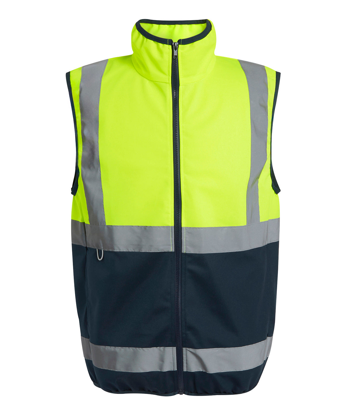 Regatta High Visibility RG472 Pro hi-vis full-zip gilet in Yellow/Navy