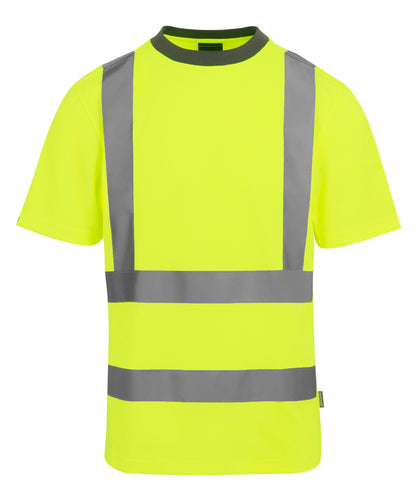 Regatta High Visibility RG475 Hi-vis Pro contract t-shirt in Yellow