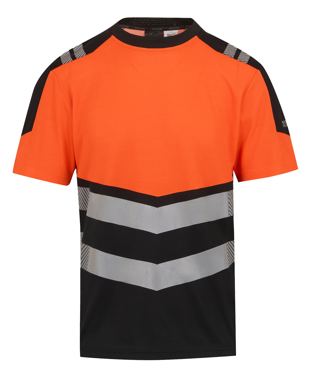 Regatta High Visibility RG481 Hi-Vis X-Pro T-shirt (Class 1) in Black/Orange