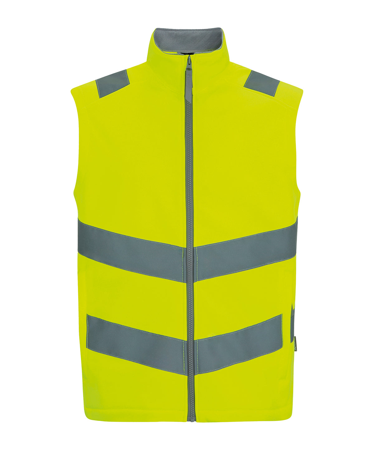 Regatta High Visibility RG485 Hi-vis Pro contract Ablaze softshell bodywarmer in Yellow