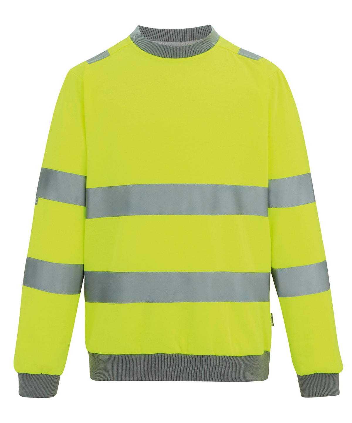 Regatta High Visibility RG487 Hi-vis Pro contrast crew neck sweatshirt in Yellow