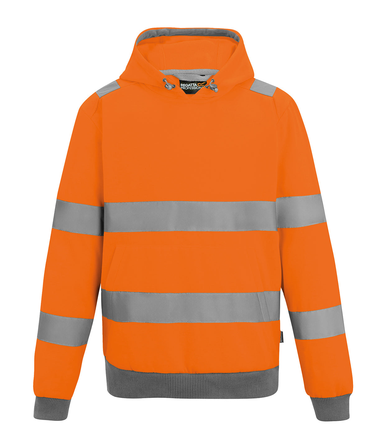 Regatta High Visibility RG488 Hi-Vis Pro contract hoodie in Orange