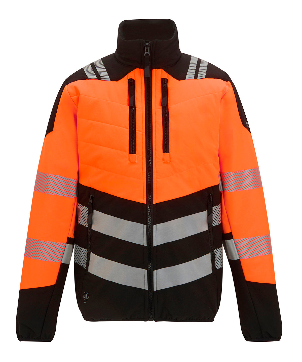 Regatta High Visibility RG491 Hi-vis X-pro hybrid jacket (Class 2) in Black/Orange