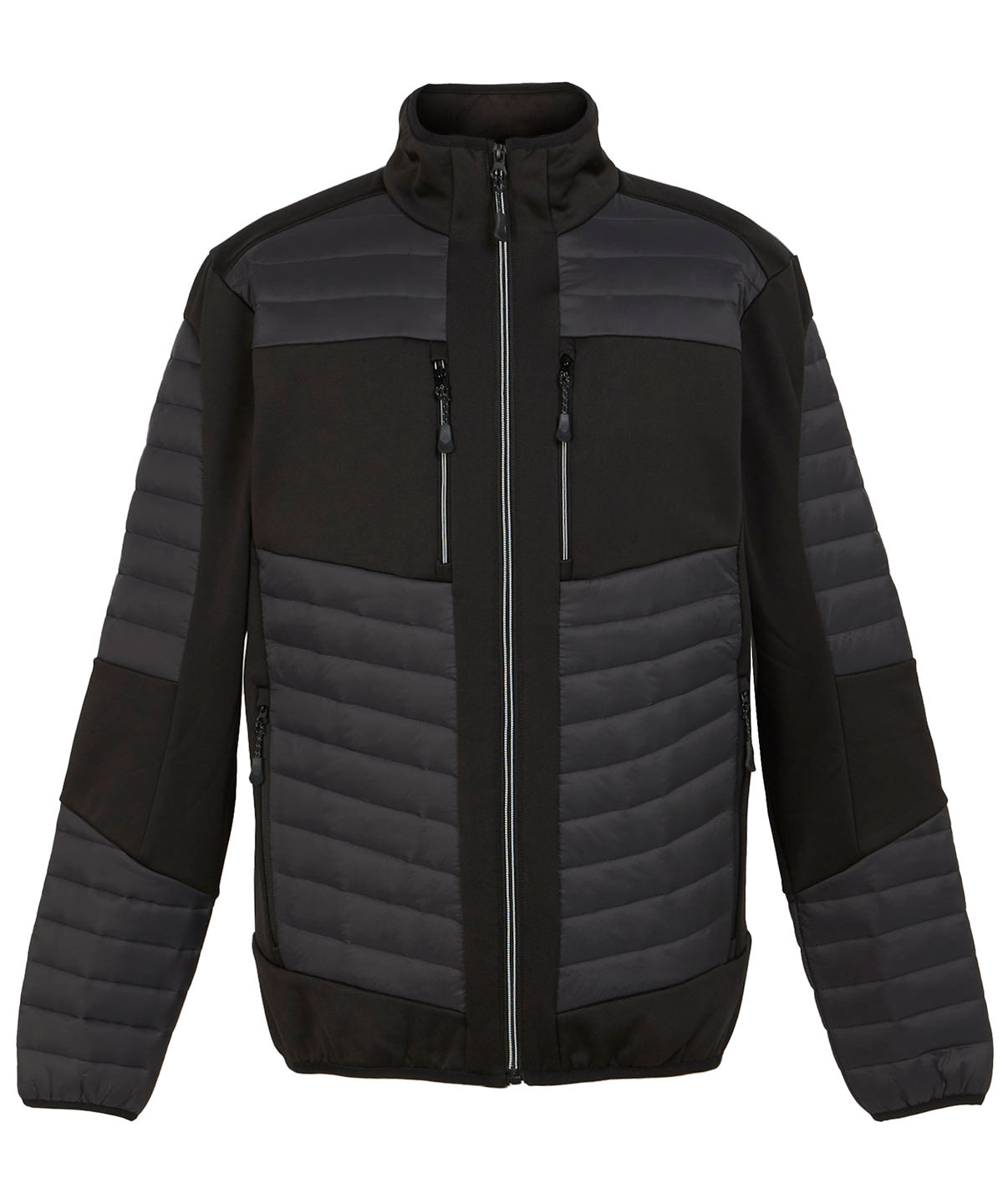 Regatta Professional RG540 E-Volve unisex thermal hybrid jacket in Ash/Black