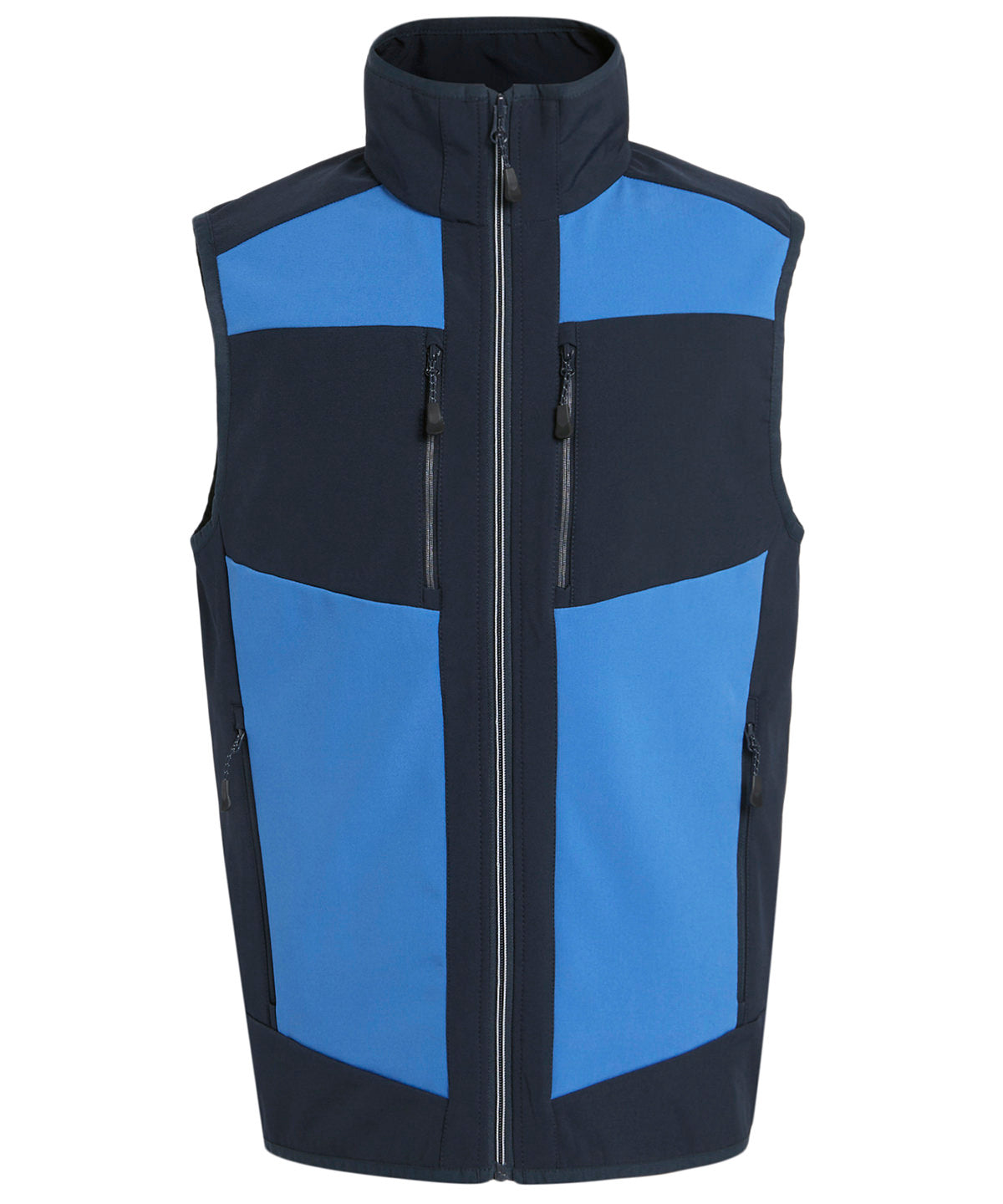 Regatta Professional RG543 E-Volve unisex 2-layer softshell bodywarmer in Strong Blue/Navy
