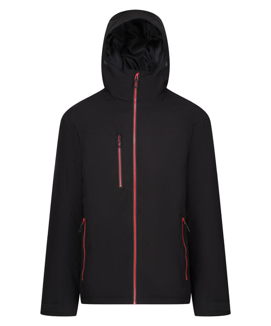 Regatta Professional RG580 Navigate waterproof insulated jacket in Black/Classic Red