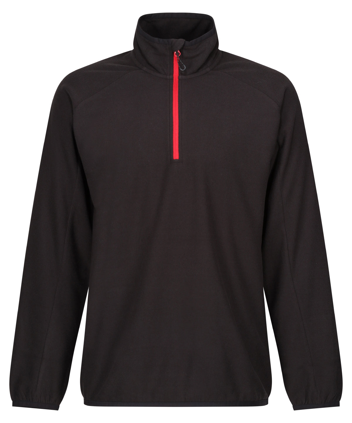 Regatta Professional RG582 Navigate half-zip fleece in Black/Classic Red