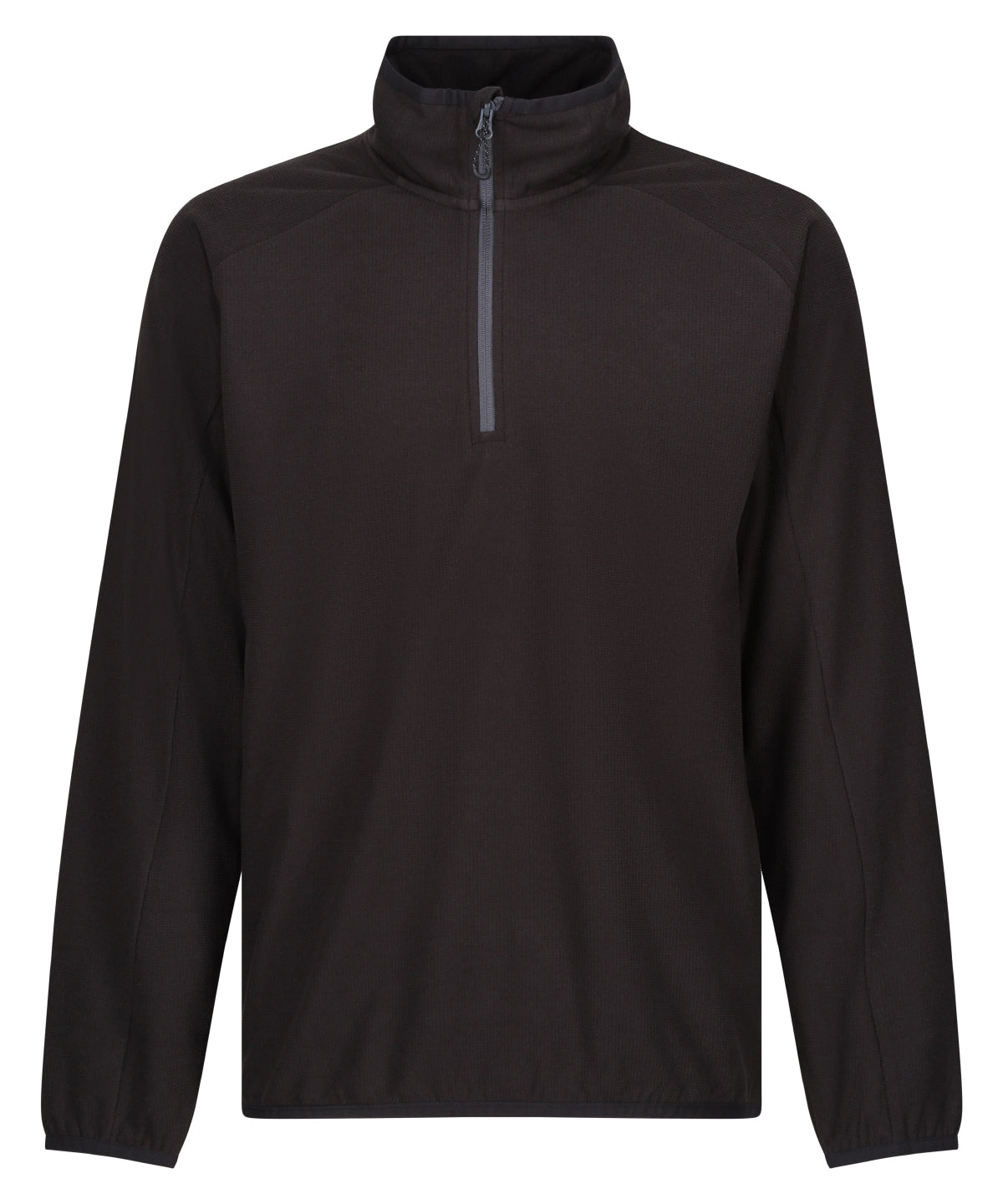 Regatta Professional RG582 Navigate half-zip fleece in Black/Seal Grey