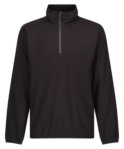 Regatta Professional RG582 Navigate half-zip fleece in Black/Seal Grey