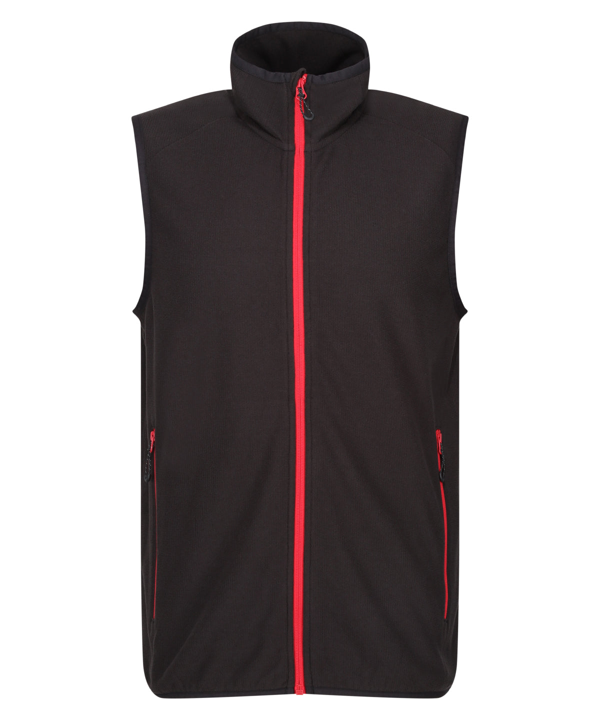 Regatta Professional RG583 Navigate fleece bodywarmer in Black/Classic Red