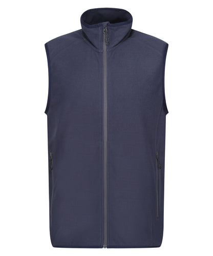 Regatta Professional RG583 Navigate fleece bodywarmer in Navy/Seal Grey