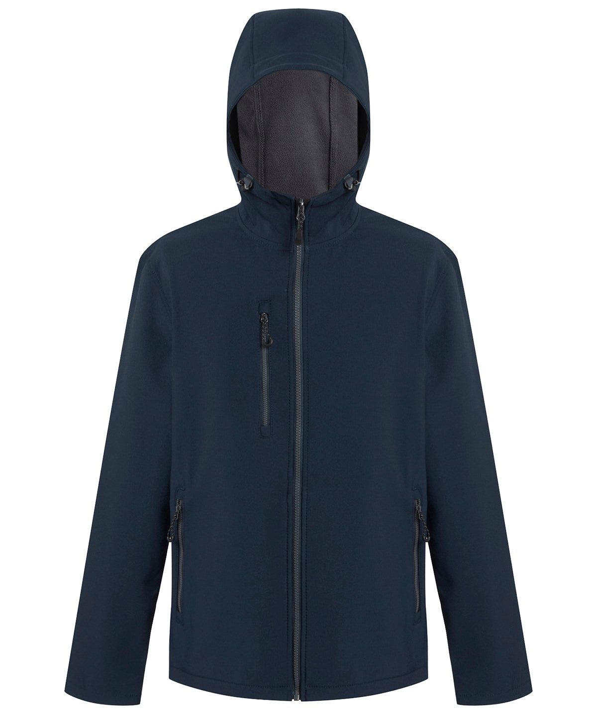 Regatta Professional RG594 Navigate 2-layer hooded softshell jacket in Navy/Seal