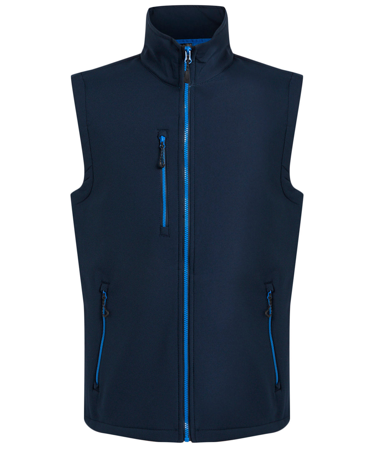 Regatta Professional RG595 Navigate 2-layer softshell bodywarmer in Navy/French Blue