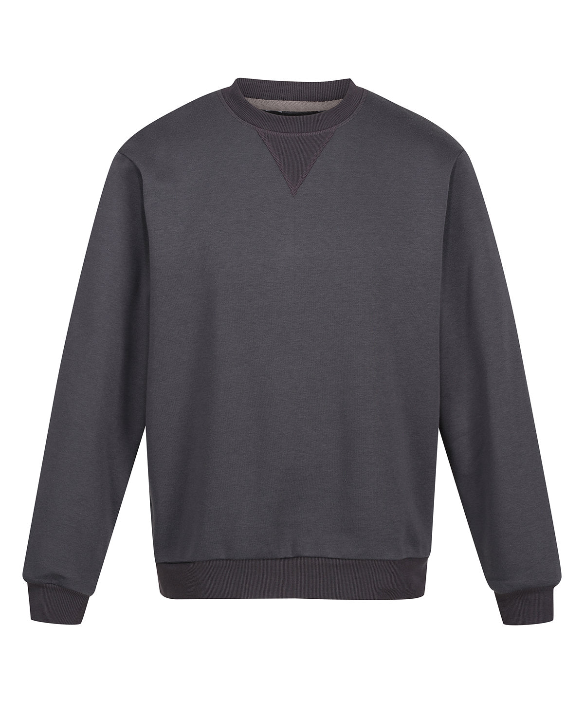 Regatta Professional RG614 Pro crew neck sweatshirt in Seal Grey