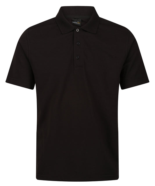 Regatta Professional RG616 Pro 65/35 short sleeve polo in Black