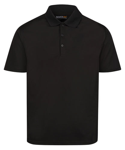 Regatta Professional RG617 Pro wicking polo in Black