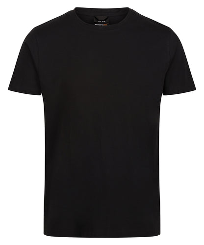 Regatta Professional RG618 Pro soft-touch cotton t-shirt in Black