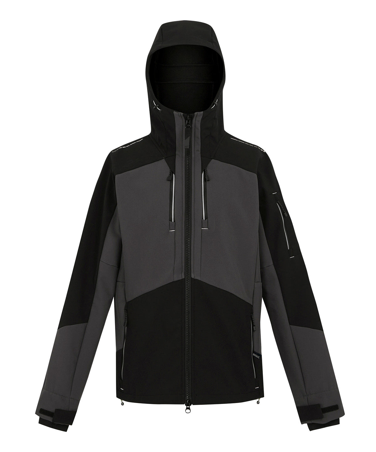 Regatta Professional RG630 4-Tex stretch 3-layer softshell jacket in Slate Grey/Black