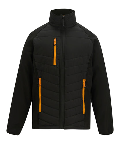 Regatta Professional RG648 Pro universal jacket in Black/Orange Pop