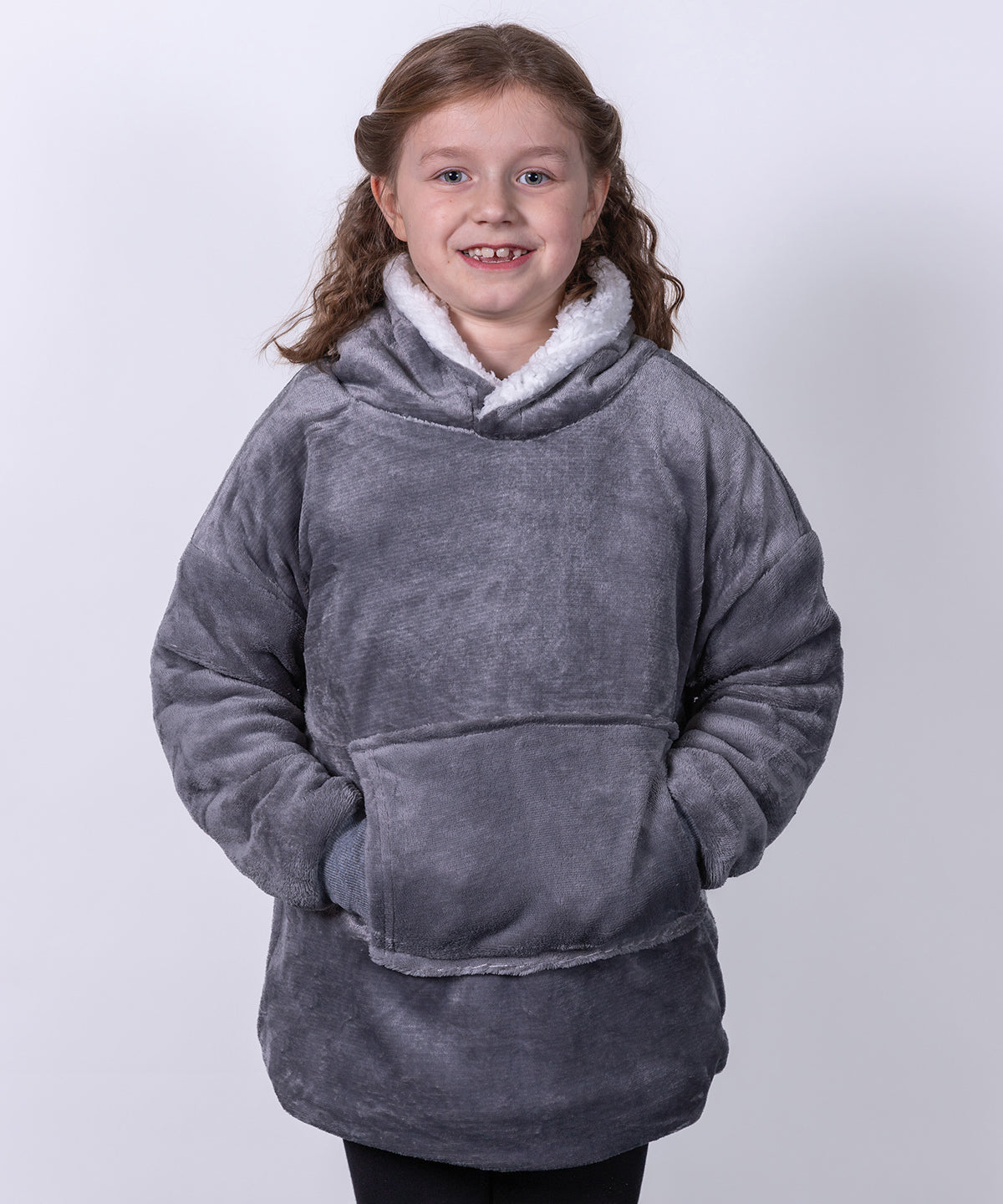 Ribbon RI003 The Kids Ribbon oversized cosy reversible sherpa hoodie